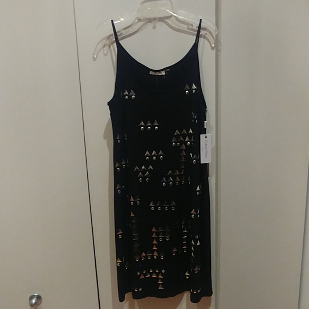 Calvin Klein studded black dress
